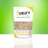 Haldi Purify Qahwa herbal turmeric blend by The Purify Shop, packed in a white and yellow pouch, offering natural anti-inflammatory benefits and immunity-boosting wellness.